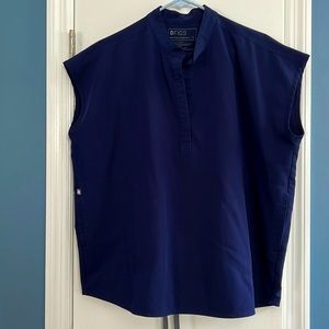 Women’s Navy Figs Scrub Set